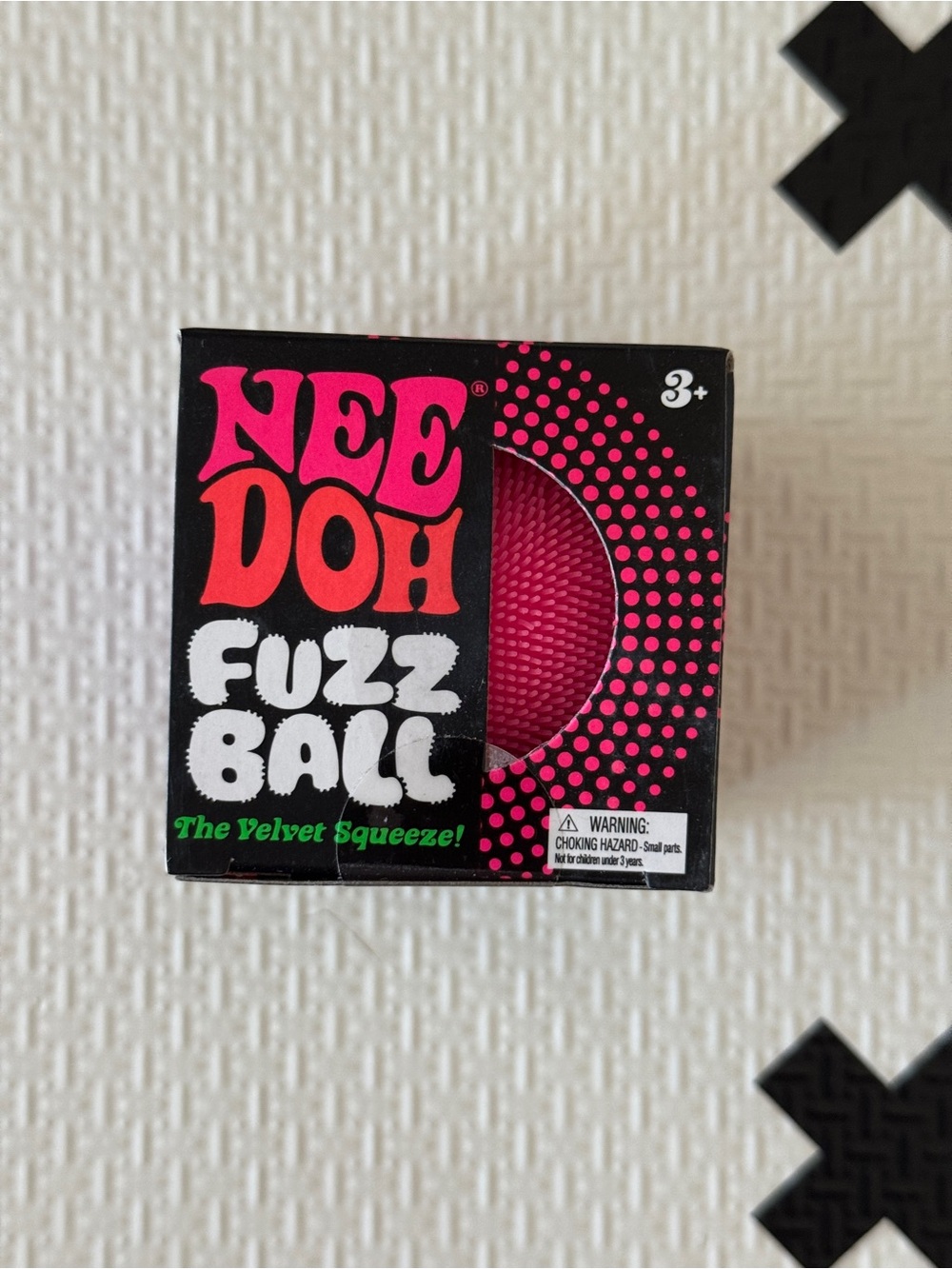 Authentic Schylling NeeDoh Fuzz Ball Sensory Toy Pink NIB NWT